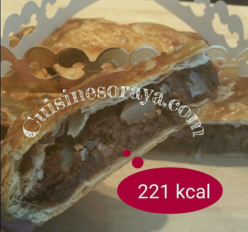 Galette poire-chocolat