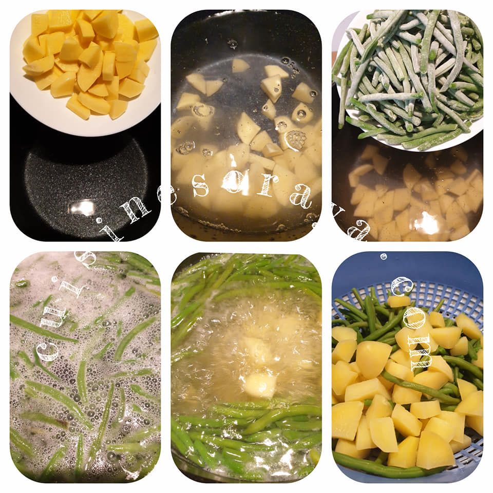Purée de haricots vert