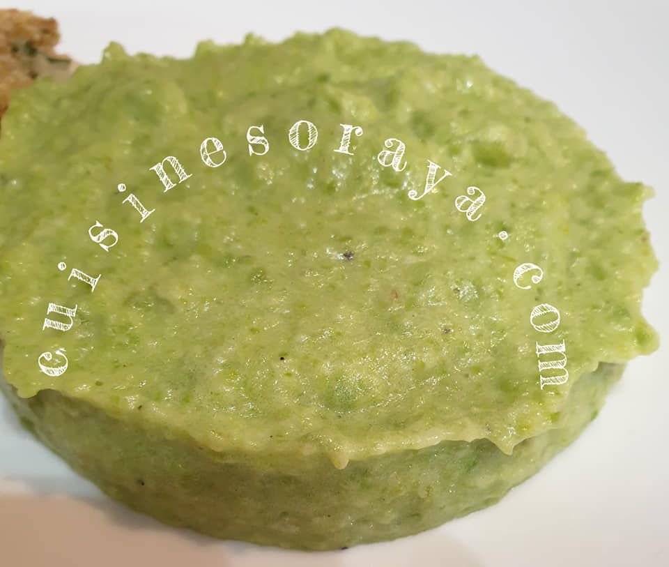 Purée de haricots vert