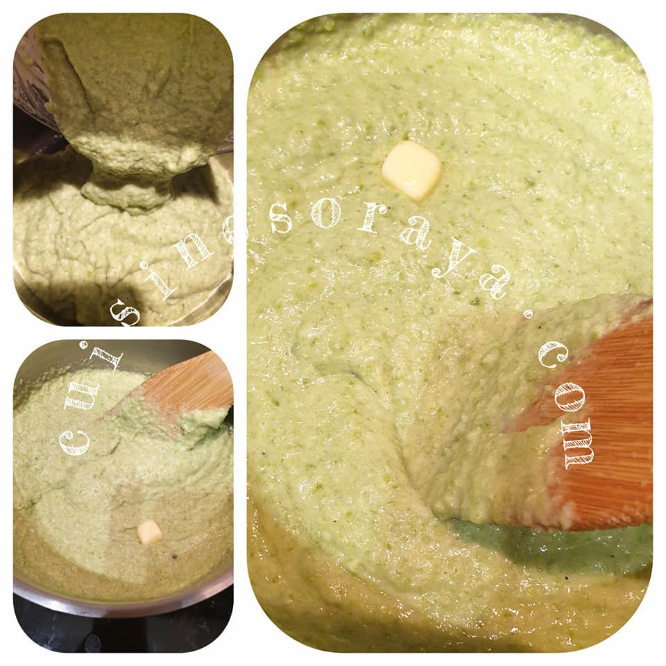 Purée de haricots vert