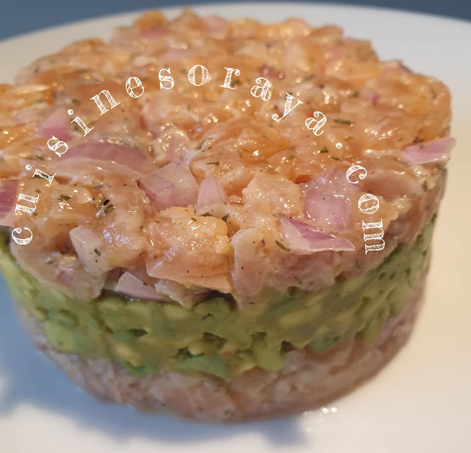 Tartare saumon avocat