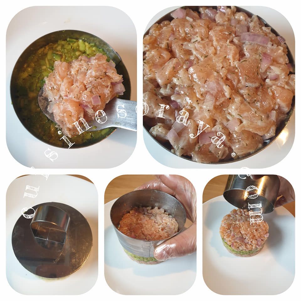 Tartare saumon avocat
