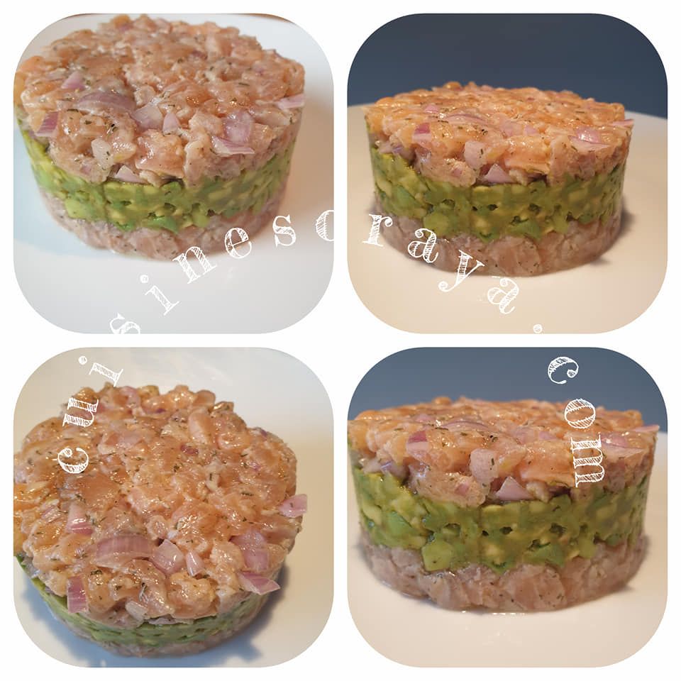 Tartare saumon avocat