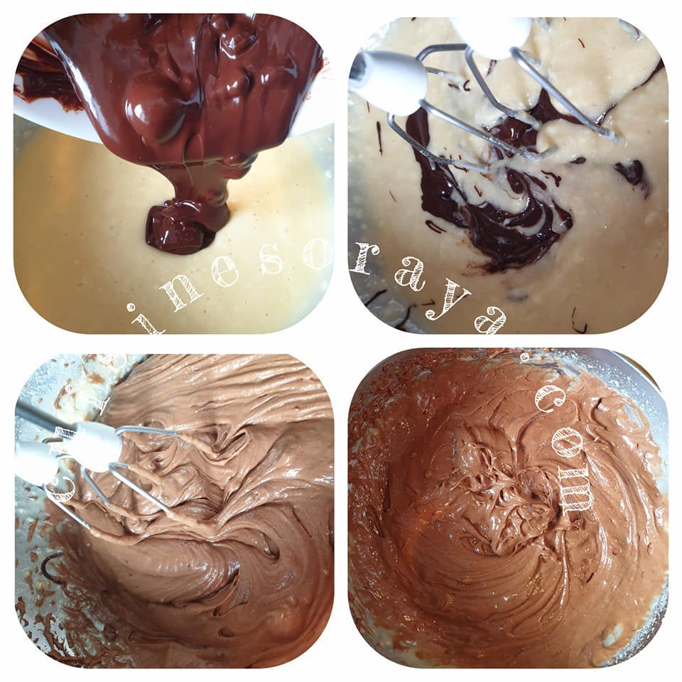 Cake marbré glaçage rocher