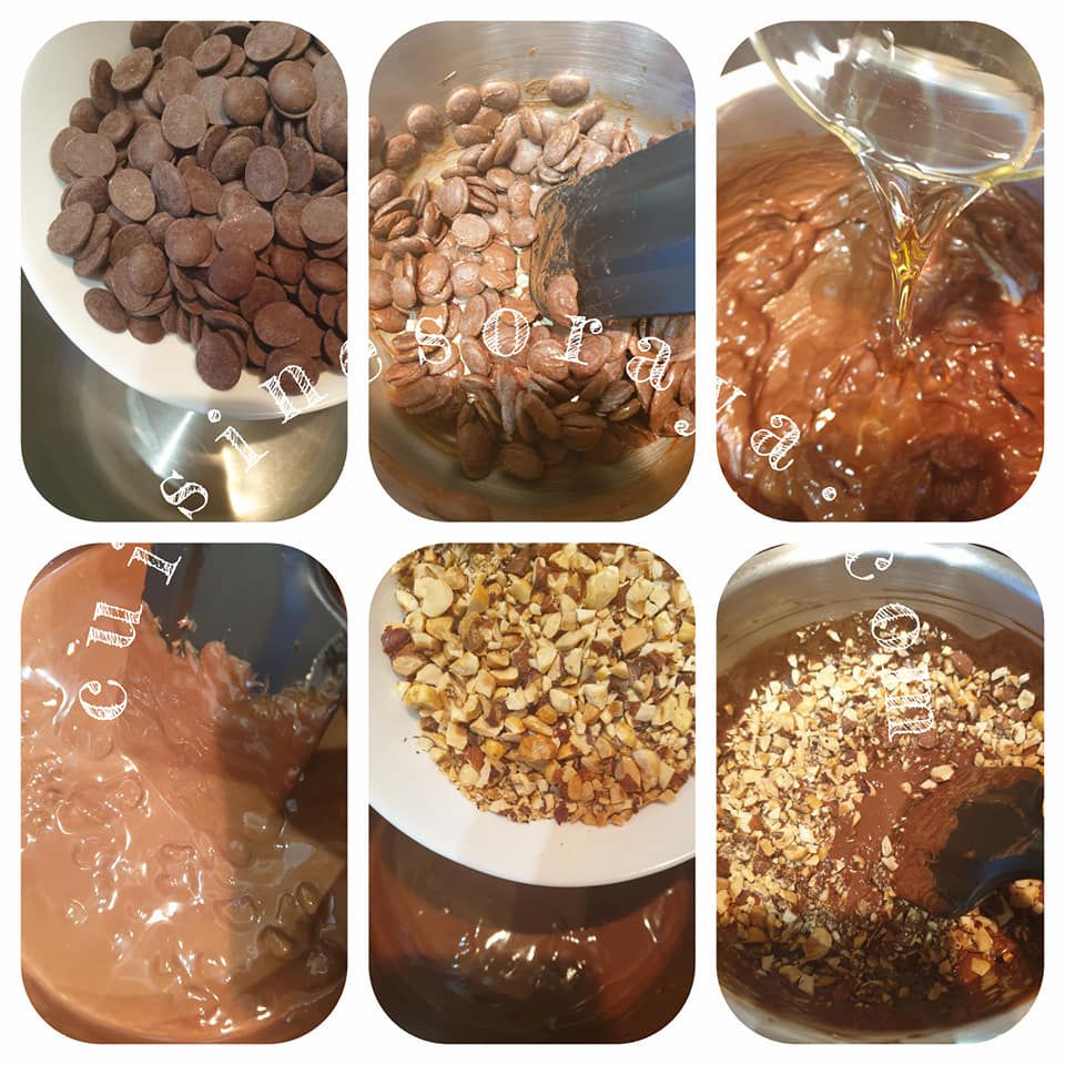 Cake marbré glaçage rocher