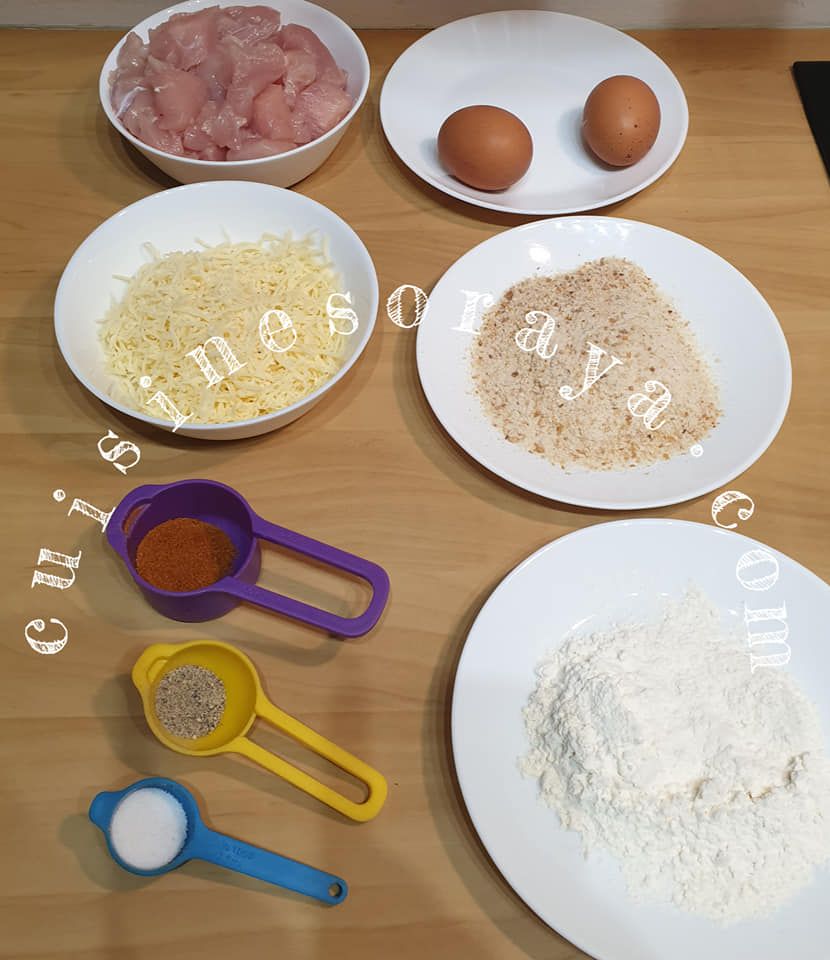 Donuts de poulet au fromage