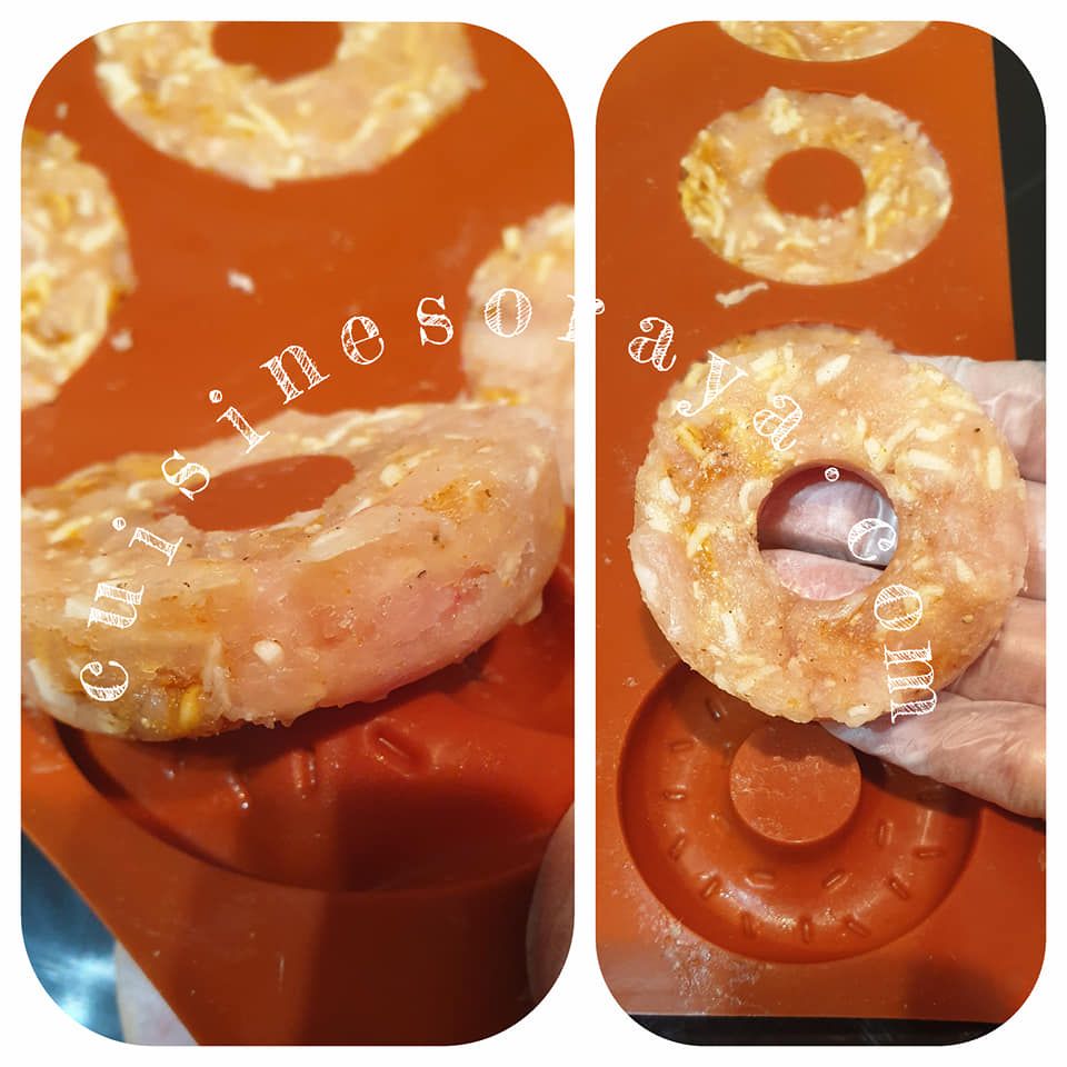 Donuts de poulet au fromage