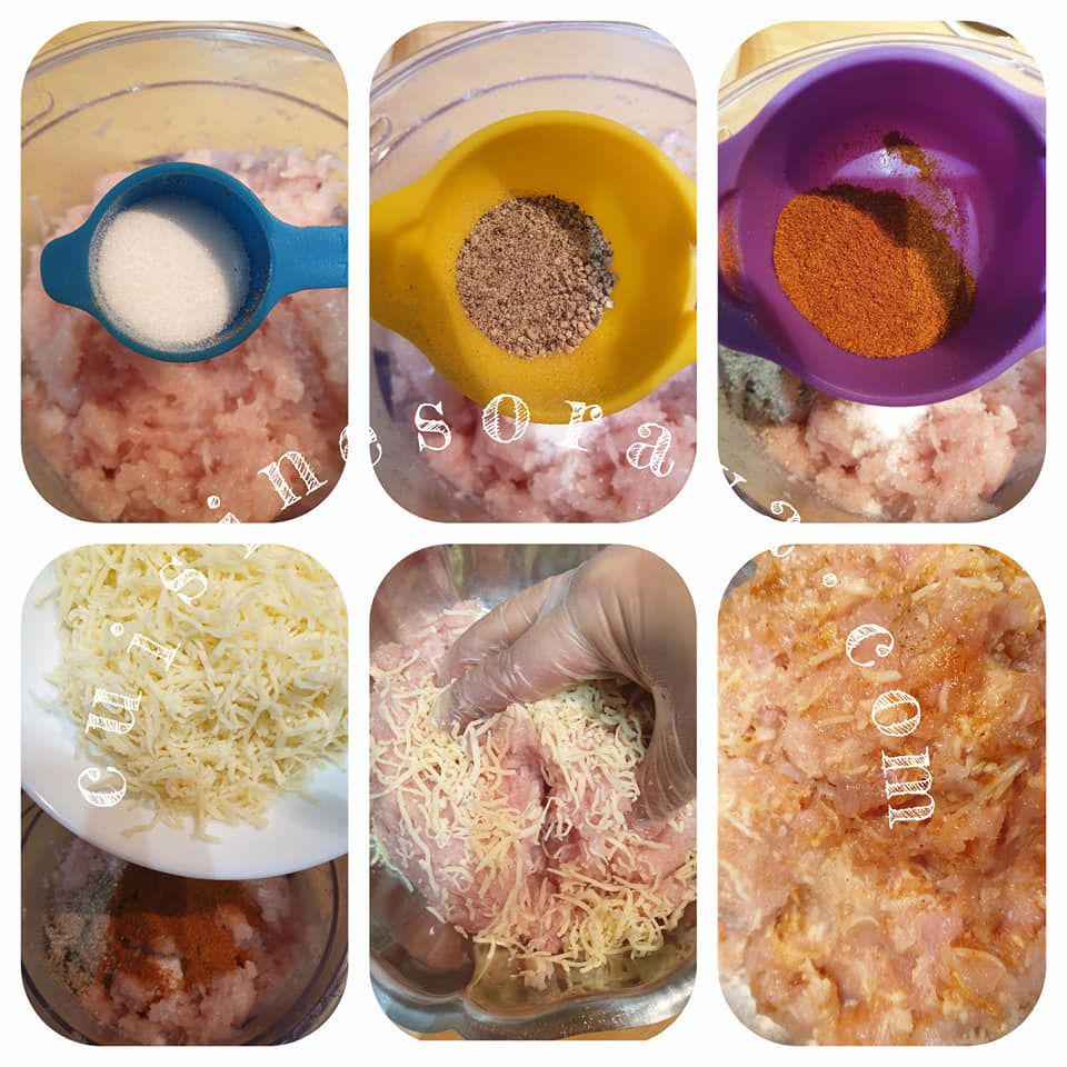 Donuts de poulet au fromage