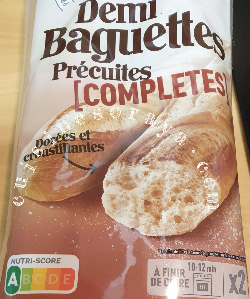 Demi baguettes précuites en vente en grande surface ou magasin bio
