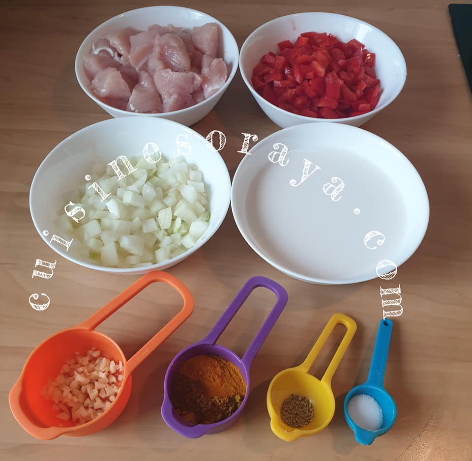 Poulet curry express