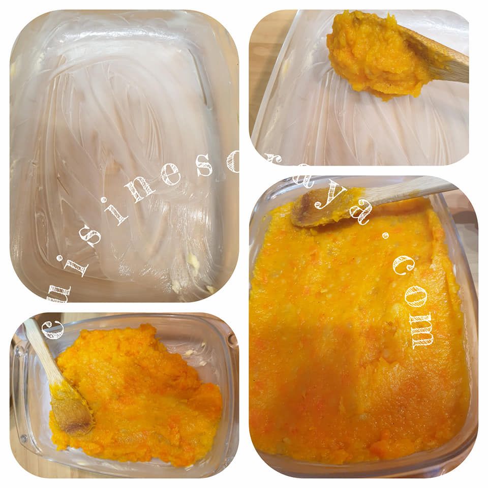 Hachis de potiron et poulet