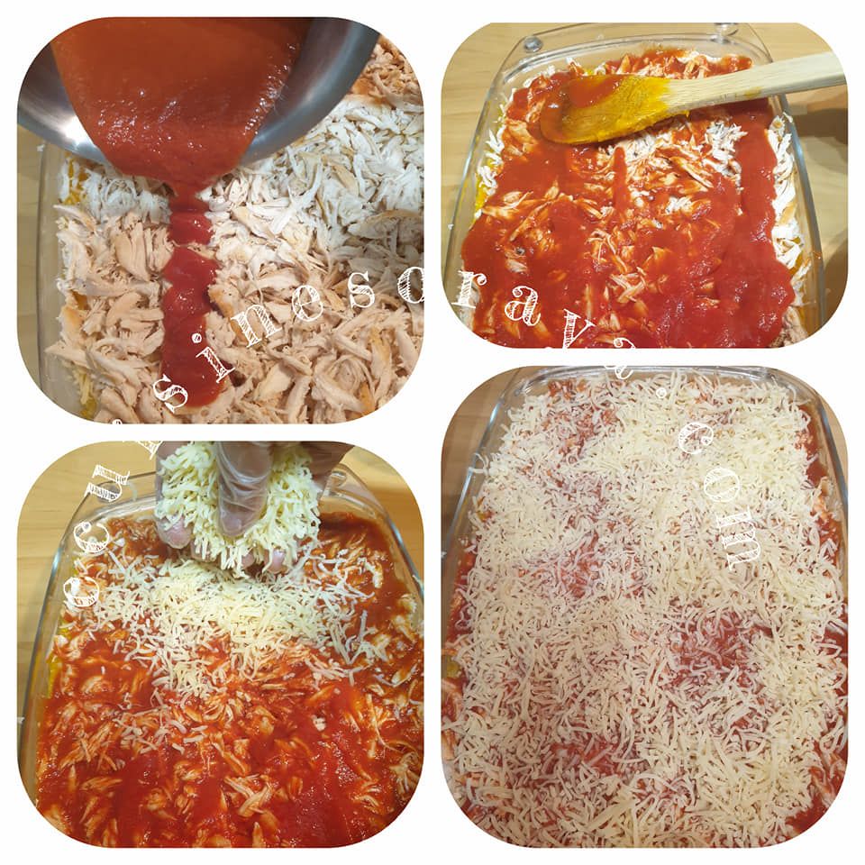 Hachis de potiron et poulet
