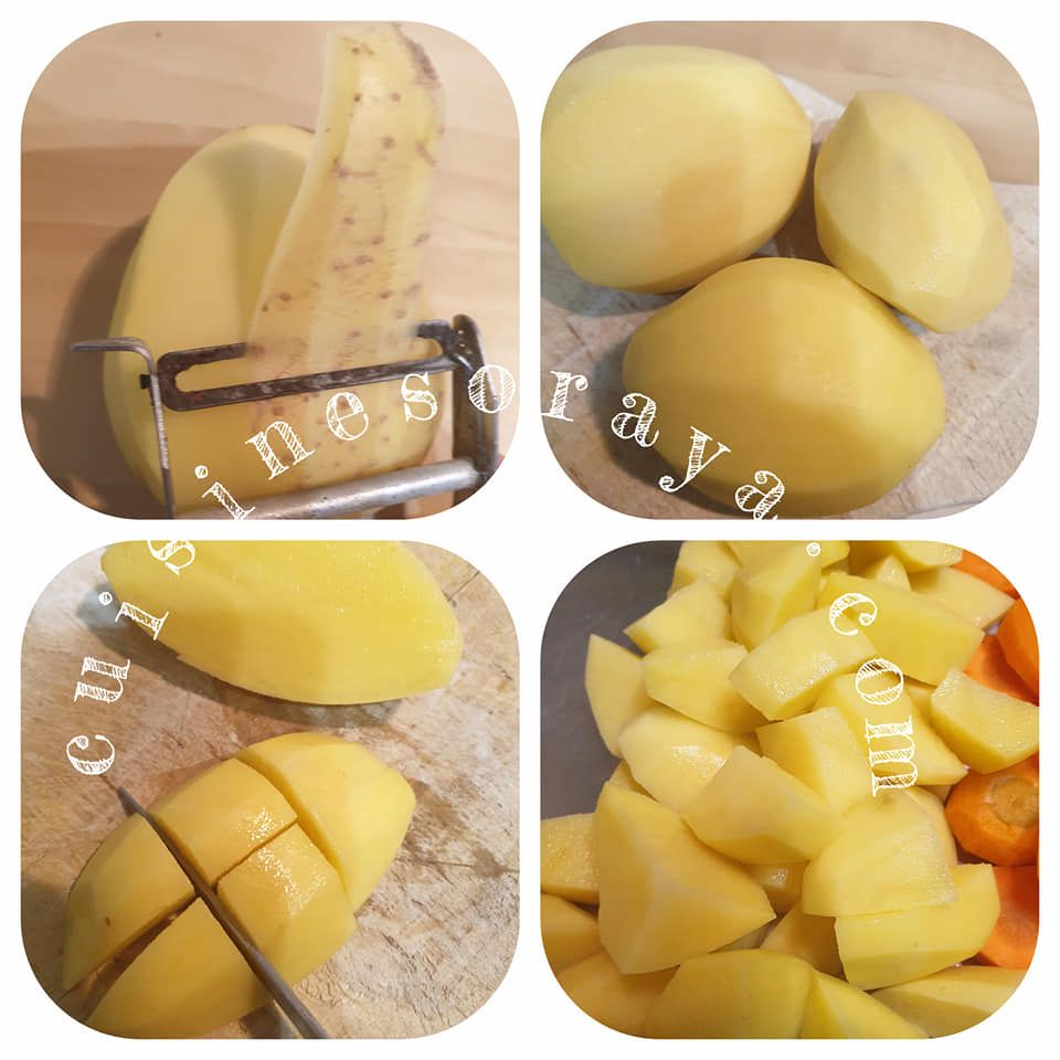 Hachis de potiron et poulet