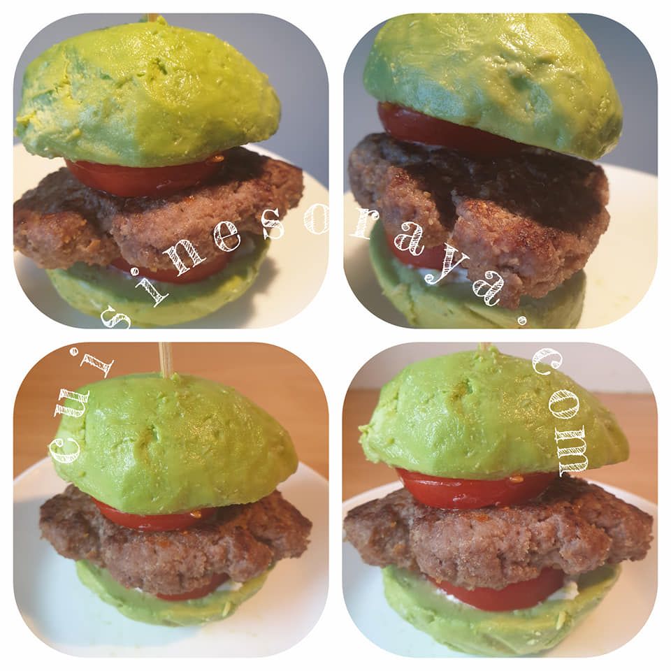 Burger avocat à la viande