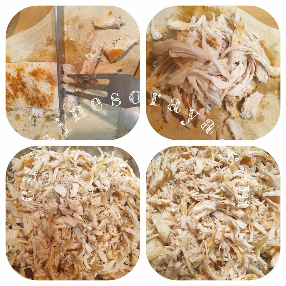 Hachis de potiron et poulet