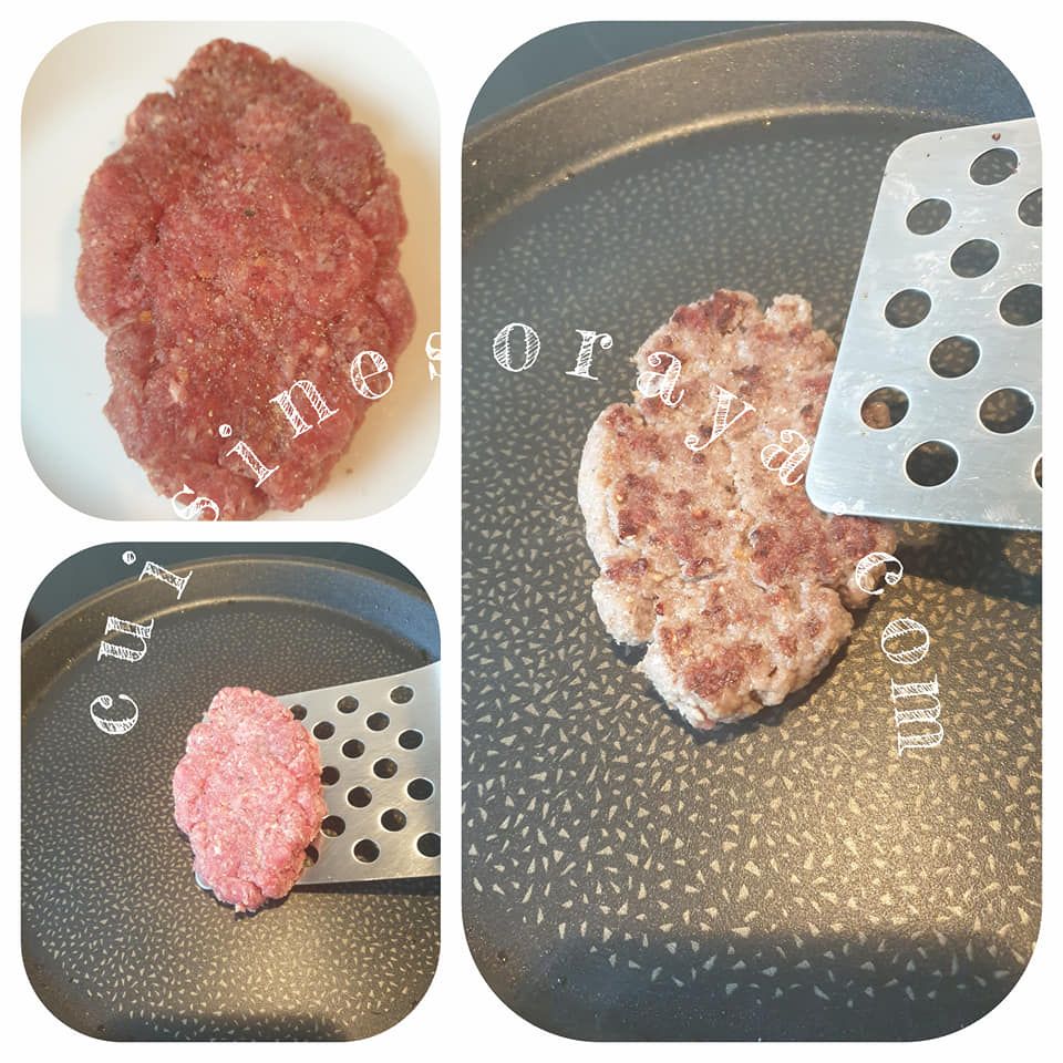 Burger avocat à la viande
