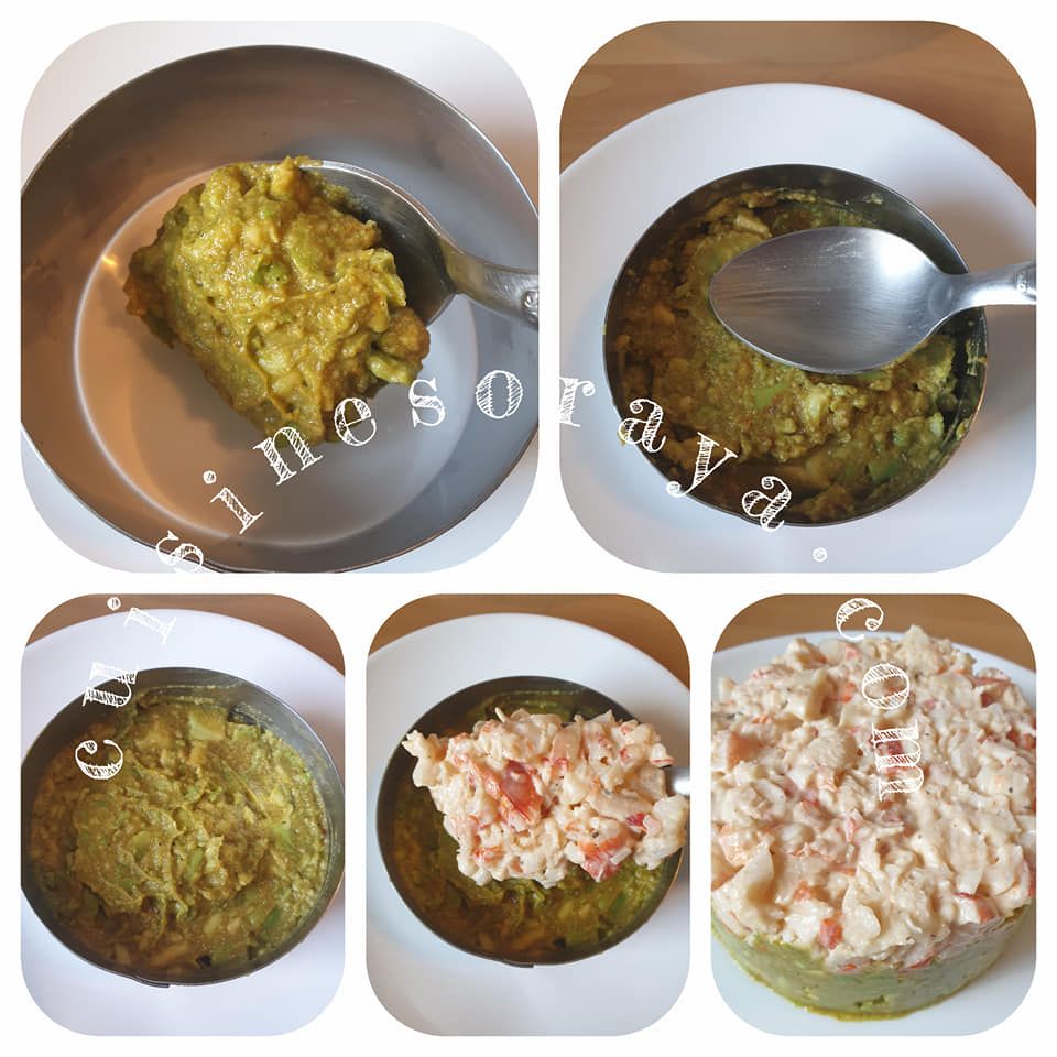 Tartare crevettes avocat
