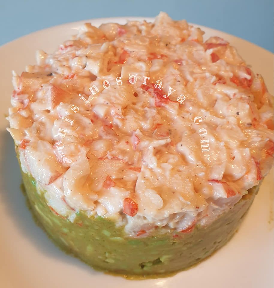 Tartare crevettes avocat