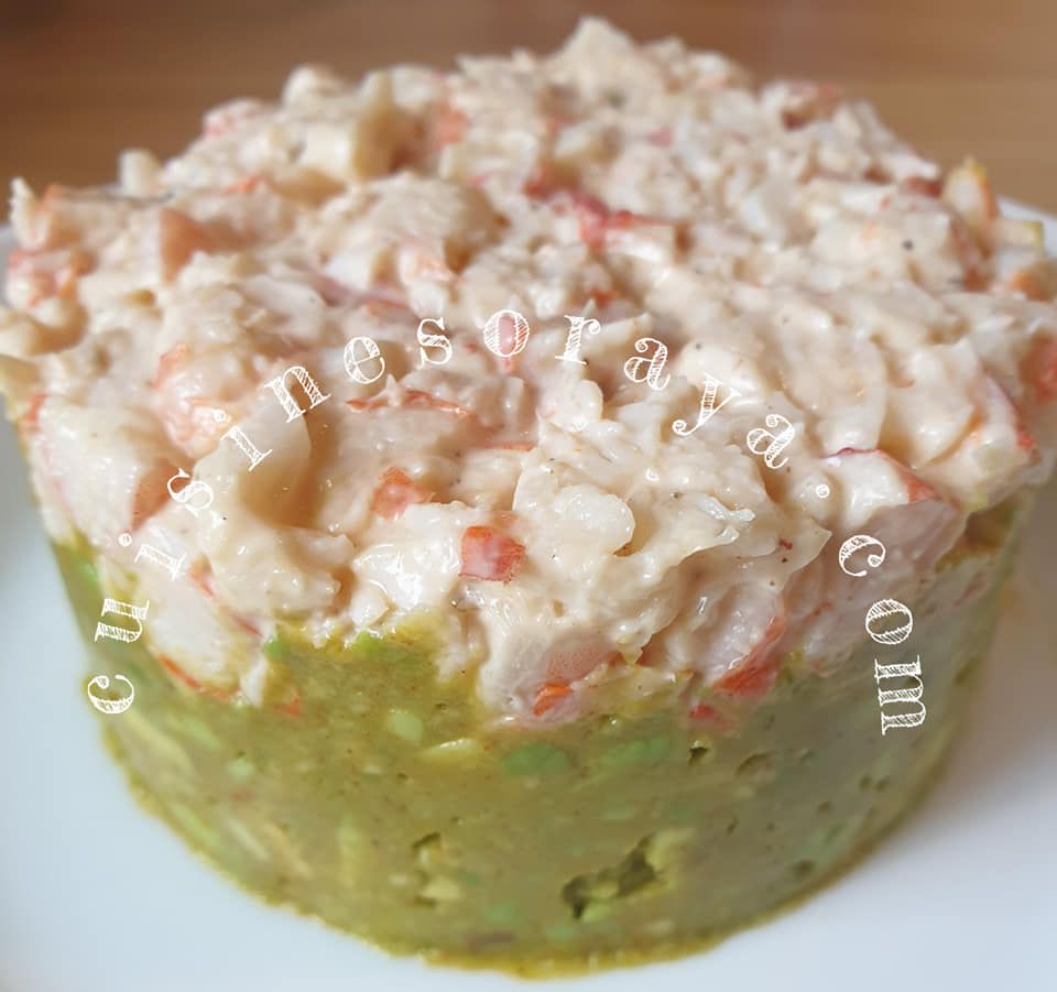 Tartare crevettes avocat