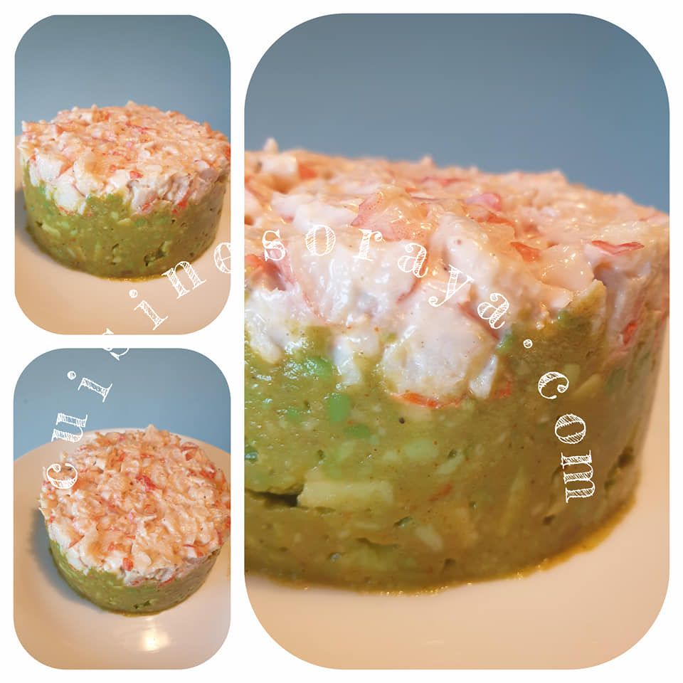 Tartare crevettes avocat