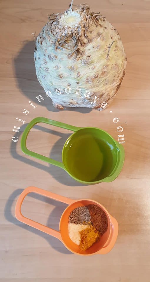 Frites de céleri rave