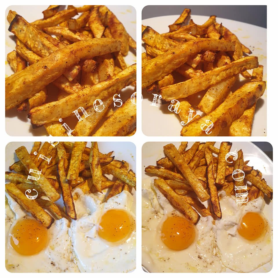 Frites de céleri rave