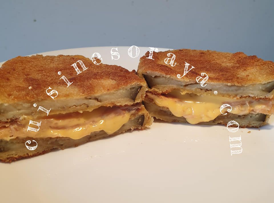 Croque aubergine