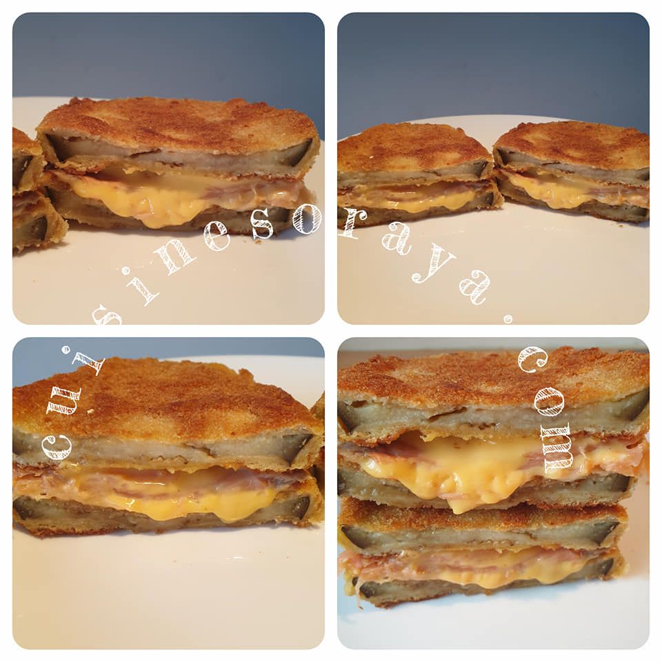 Croque aubergine