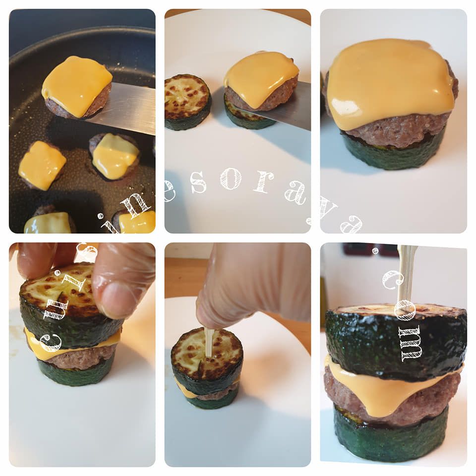 Mini burgers à la courgette