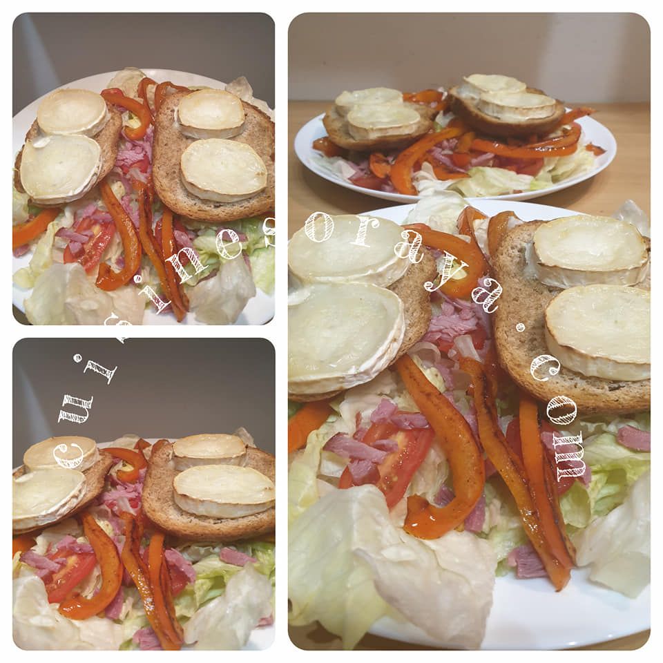Salade de chèvre chaud