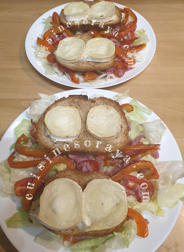Salade de chèvre chaud
