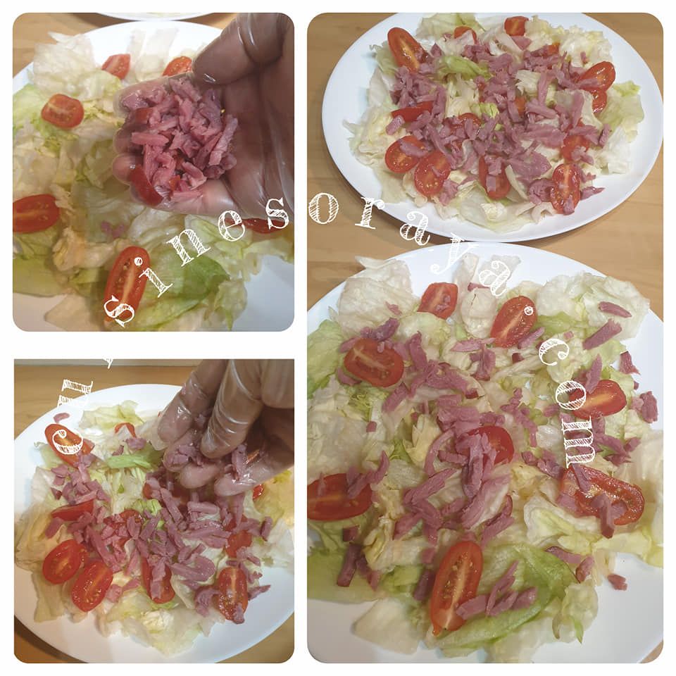 Salade de chèvre chaud