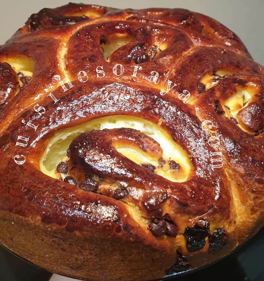 Chinois aux pépites de chocolat et raisins secs