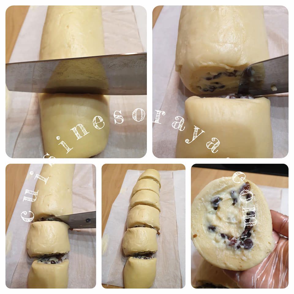 Chinois aux pépites de chocolat et raisins secs
