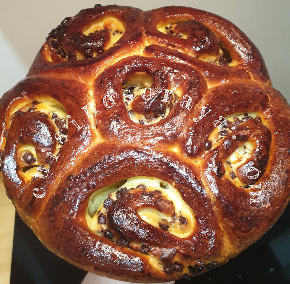 Chinois aux pépites de chocolat et raisins secs