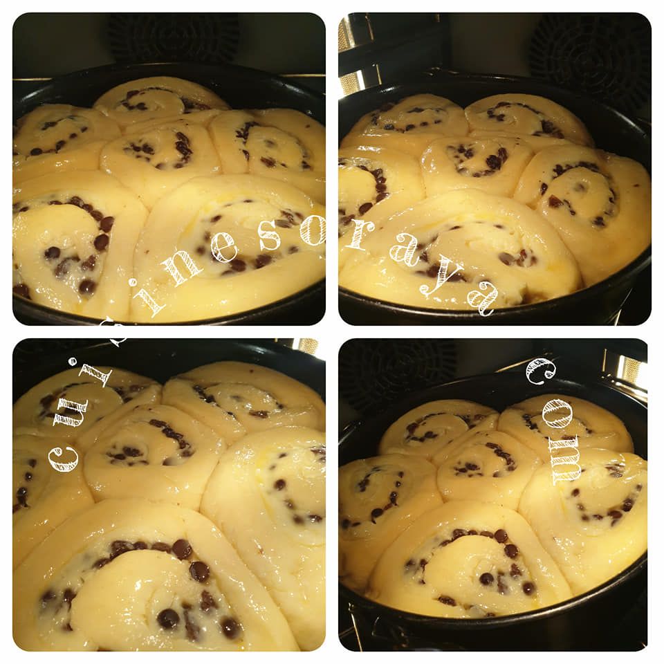 Chinois aux pépites de chocolat et raisins secs