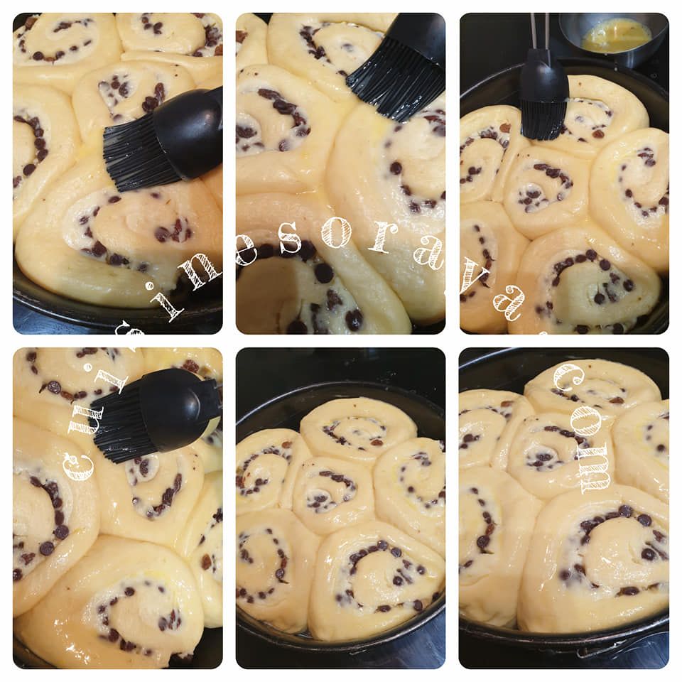 Chinois aux pépites de chocolat et raisins secs