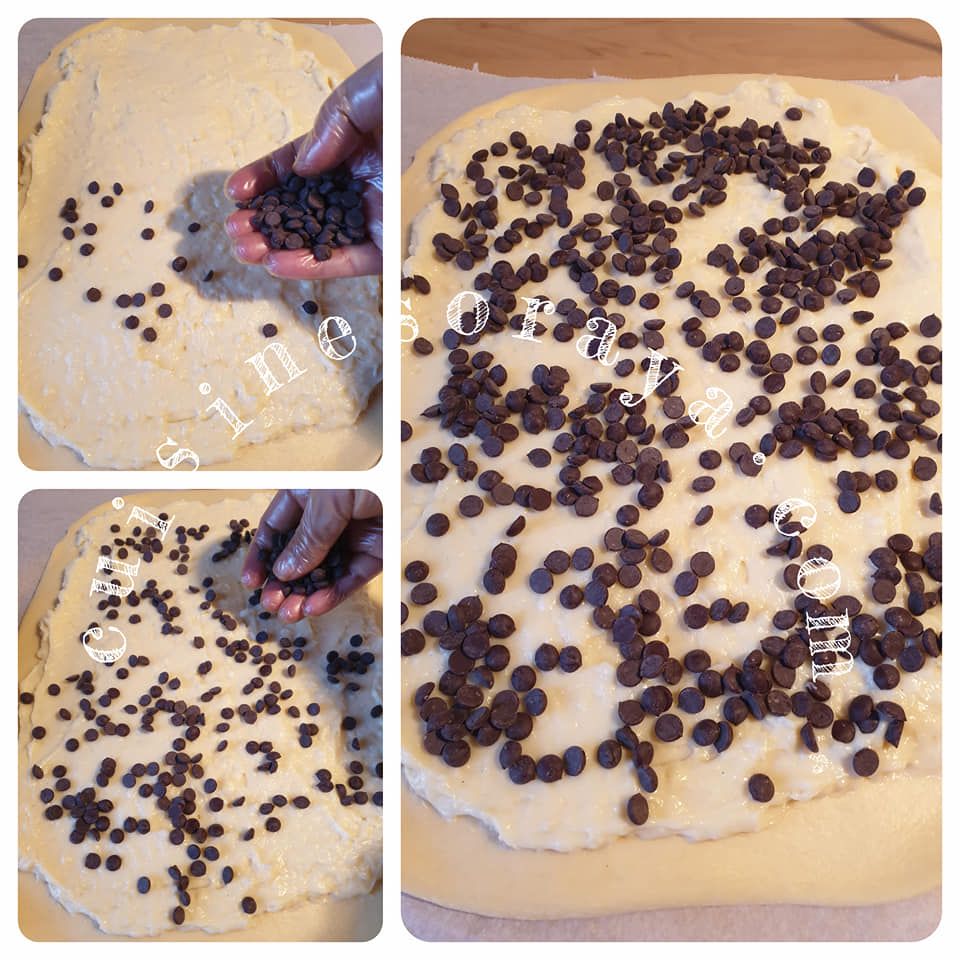 Chinois aux pépites de chocolat et raisins secs