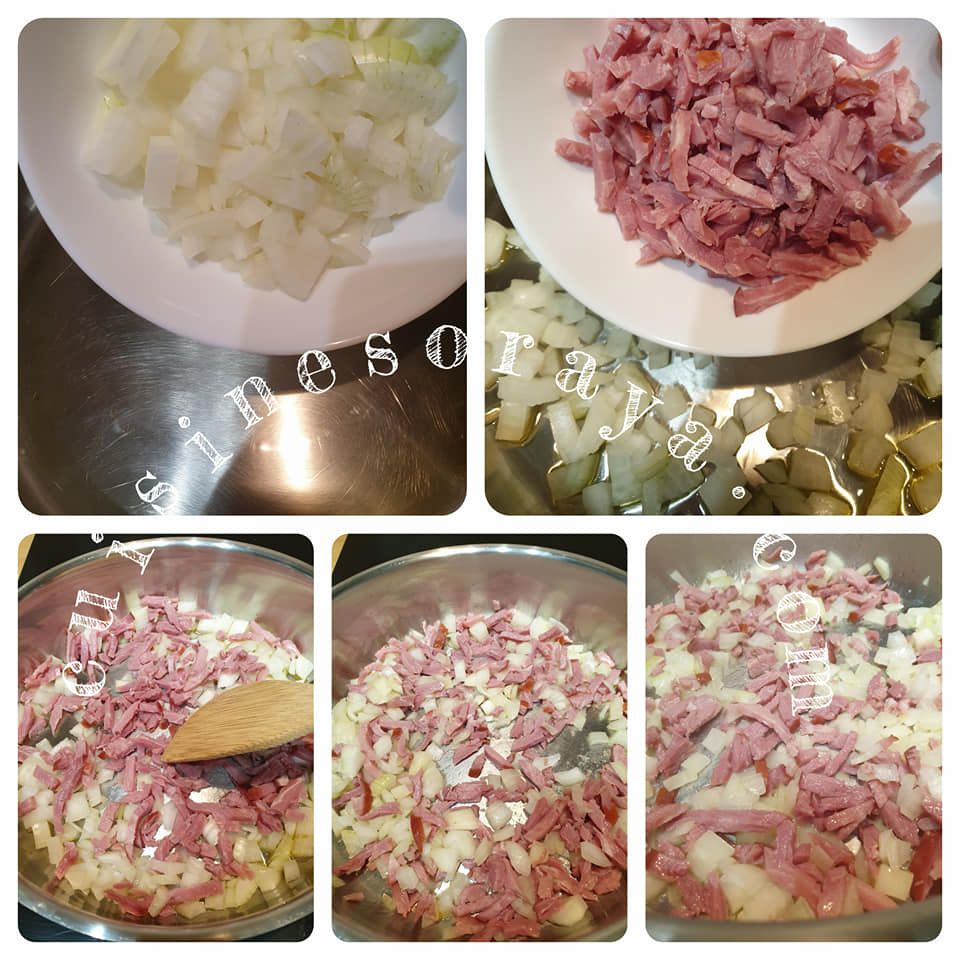 Endives aux lardons et pommes de terre