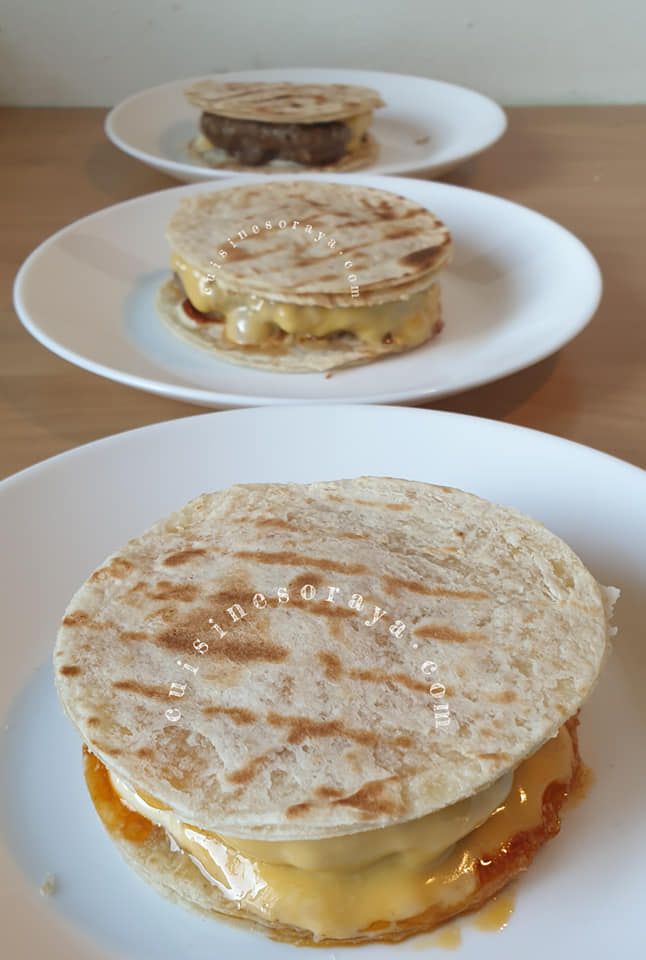 Burger tortillas