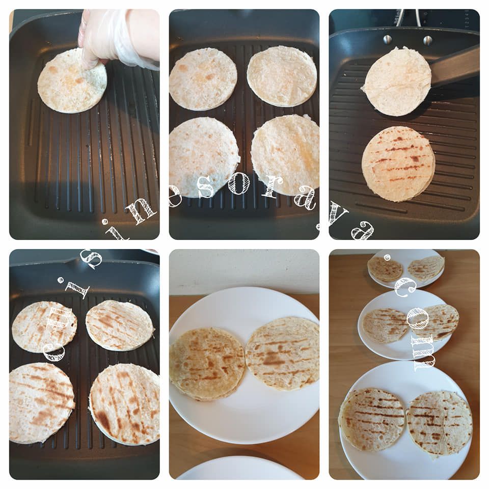 Burger tortillas