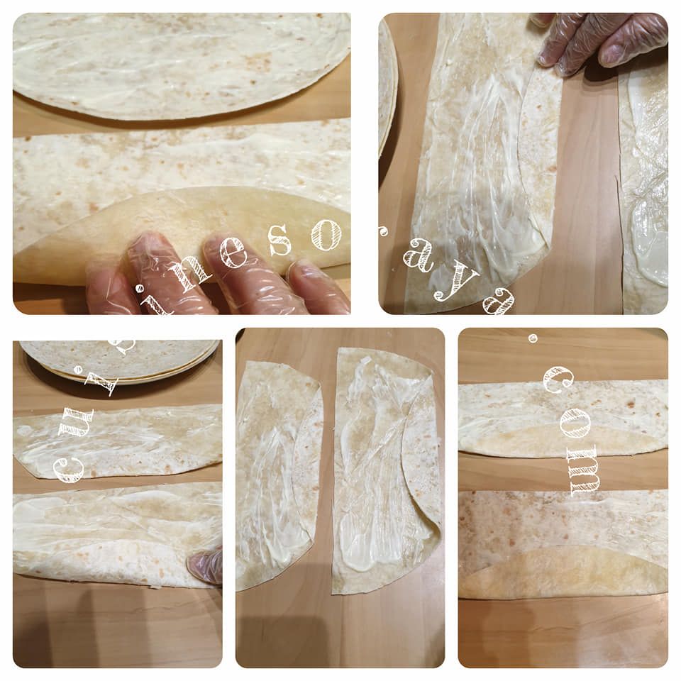 Quesadillas de boeuf aux légumes façon brick