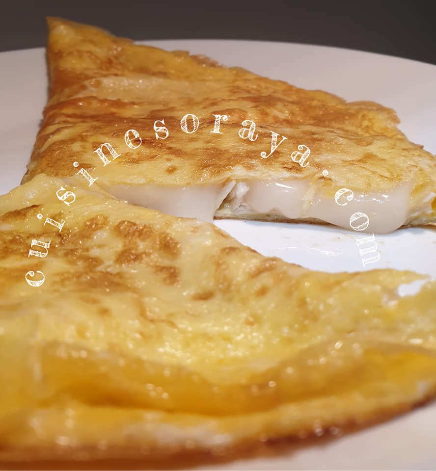 Omelette au chèvre