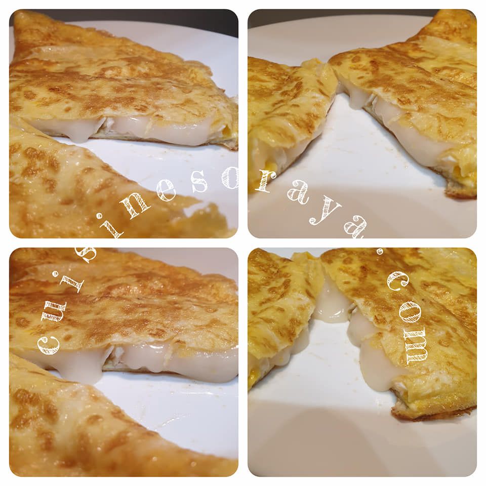 Omelette au chèvre