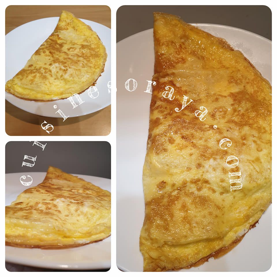 Omelette au chèvre