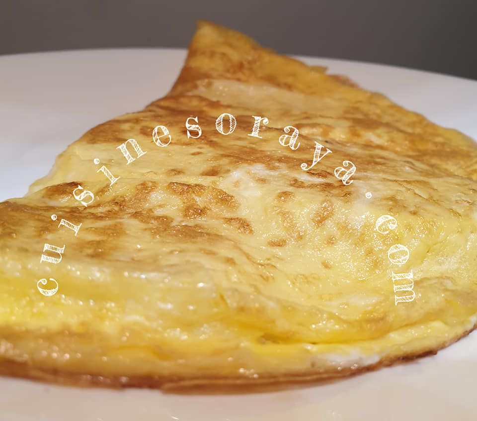 Omelette au chèvre