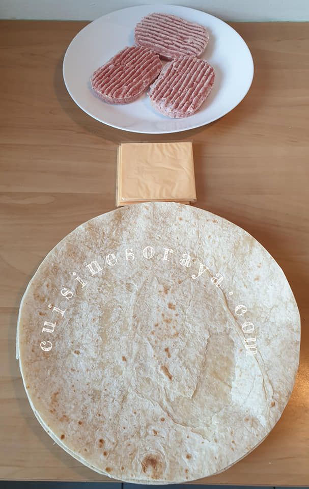 Burger tortillas