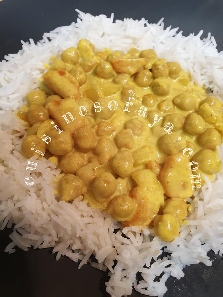 Curry de carottes et pois chiche