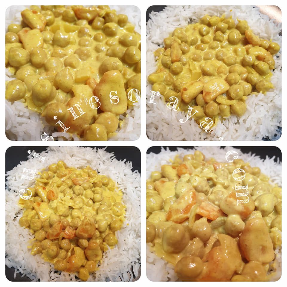 Curry de carottes et pois chiche