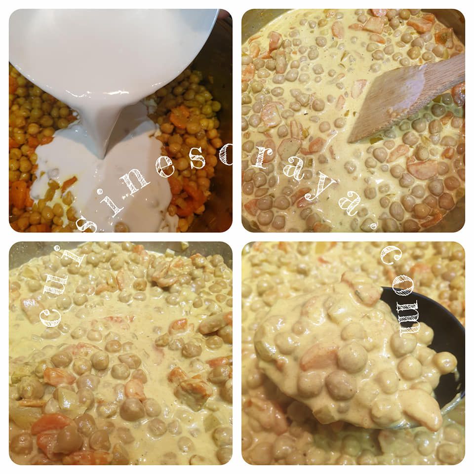 Curry de carottes et pois chiche